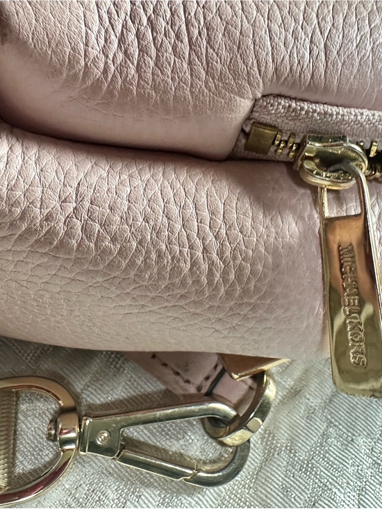Michael Kors Light Pink Pebbled Leather Mini Backpack main image 4
